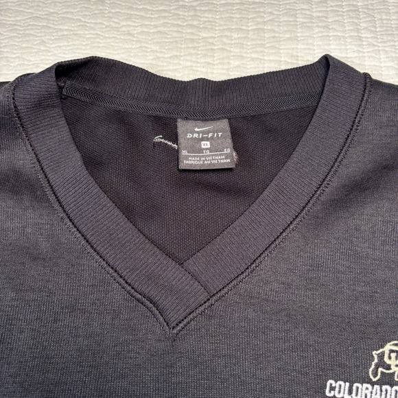 Nike Golf Vest Men's XL Black Performance Dri-Fit Colorado Buffalo‎ Golf Club CU - Picture 4 of 9